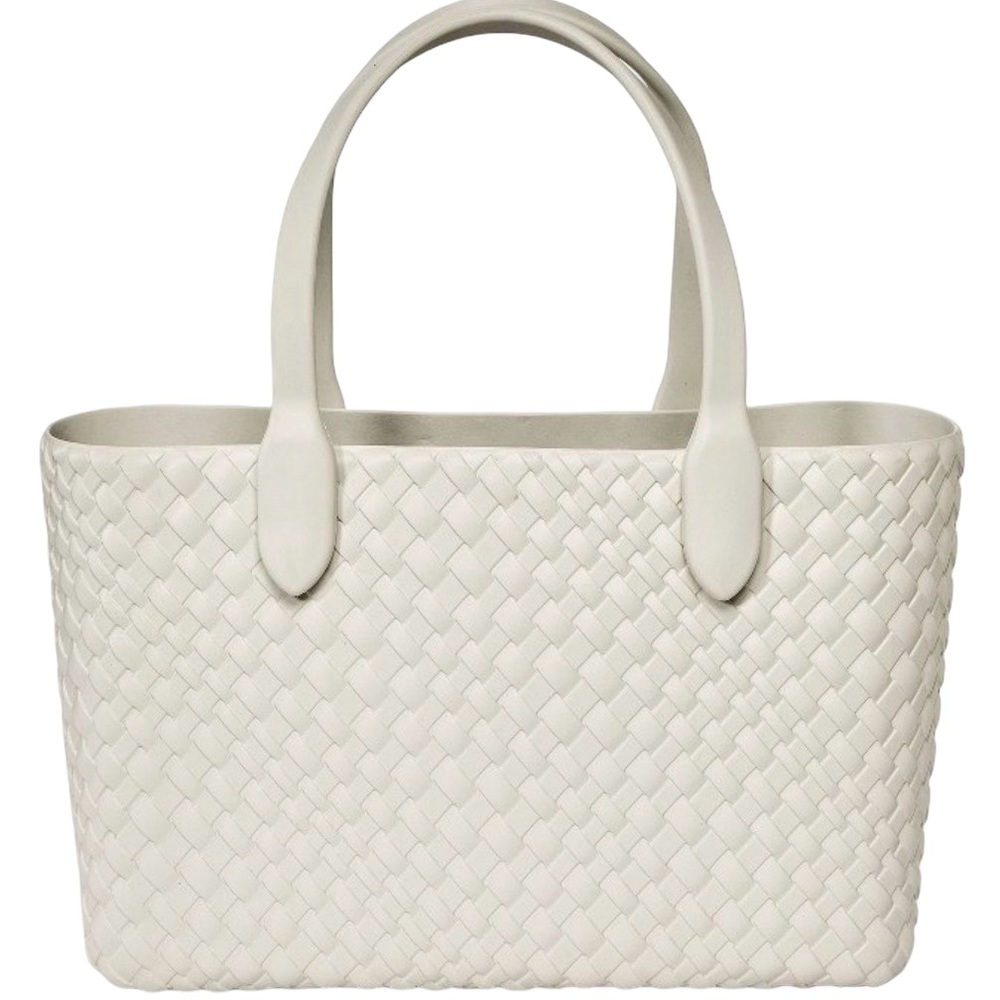 EVA Splash Tote Bag - Shade & Shore™
Cream Elegant White Woven Tote Bag